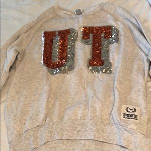 PINK university of Texas crewneck